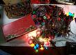 7 sets of vintage Christmas Lights